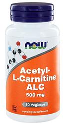 Foto van Now acetyl l-carnitine 500mg capsules