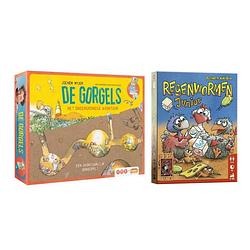 Foto van Spellenbundel - 2 stuks - de gorgels spel het ondergrondse avontuur & regenwormen junior