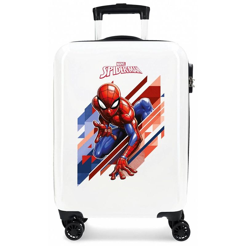 Foto van Marvel handbagagetrolley spider-man 34 liter hardcase wit