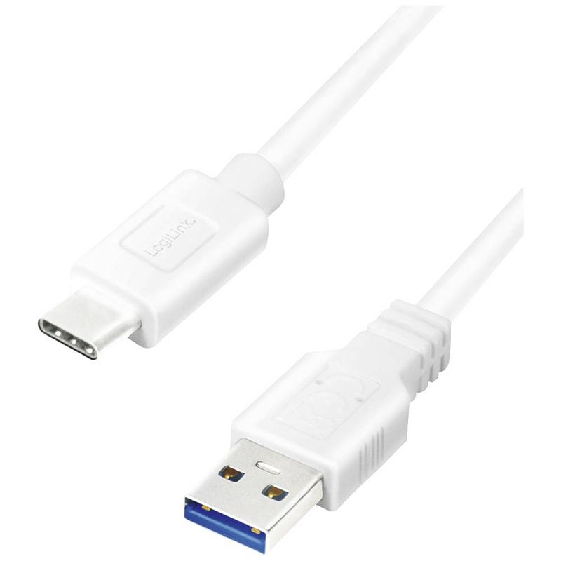 Foto van Logilink usb-kabel usb 3.2 gen1 (usb 3.0 / usb 3.1 gen1) usb-a stekker, usb-c stekker 2.00 m cu0176