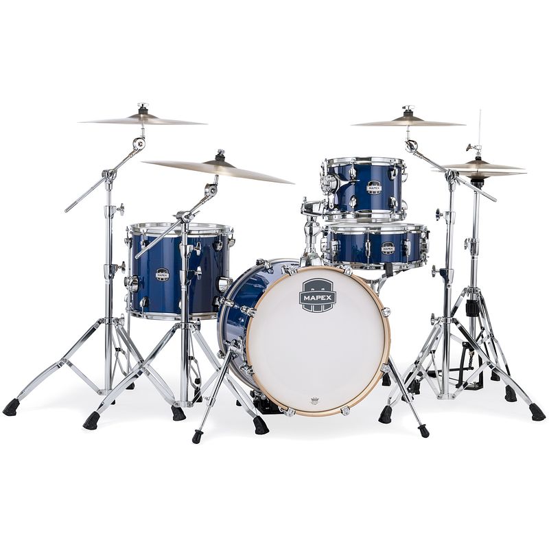 Foto van Mapex mars maple bebop midnight blue 4d. shellset