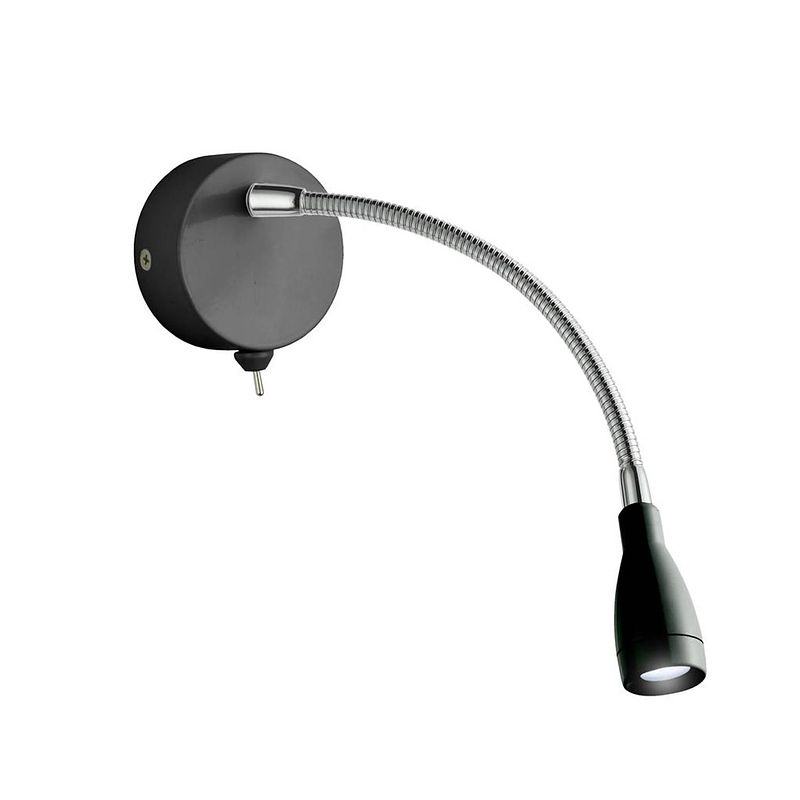 Foto van Landelijke wandlamp - bussandri exclusive - metaal - landelijk - led - l: 7cm - voor binnen - woonkamer - eetkamer -