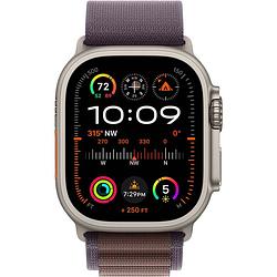 Foto van Apple watch ultra 2 medium alpine-bandje titanium paars