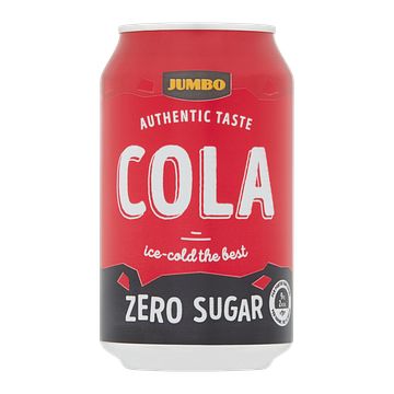 Foto van Jumbo cola zero blik 330ml