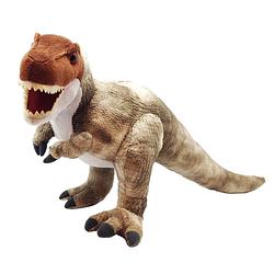 Foto van Wild republic knuffel dinosauria t-rex 43 cm pluche bruin