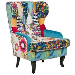 Foto van Beliani molde - fauteuil-multicolor-polyester