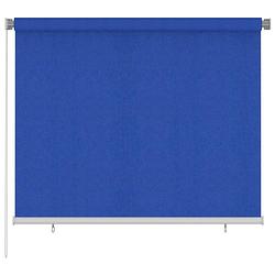 Foto van Vidaxl rolgordijn voor buiten 180x140 cm hdpe blauw