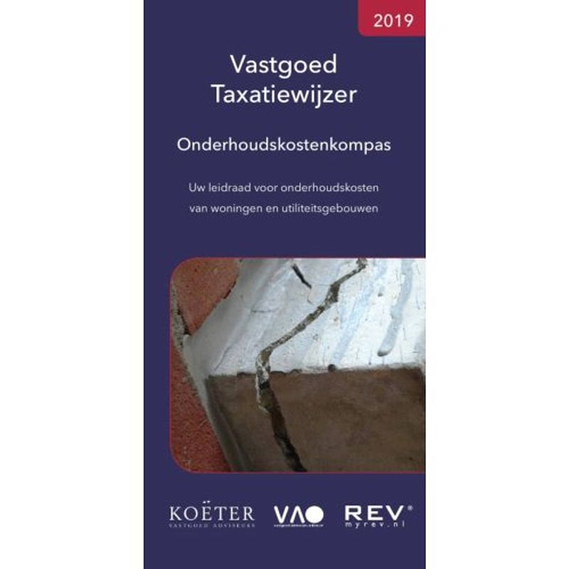 Foto van Vastgoed taxatiewijzer onderhoudskostenkompas 2019