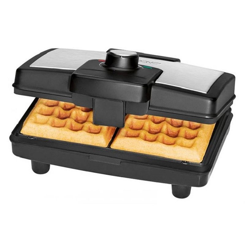 Foto van Clatronic wafelmaker wa 3606 zwart-zilverkleurig