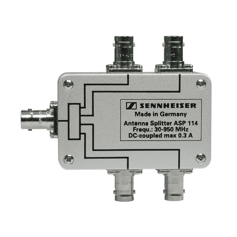 Foto van Sennheiser asp 114 passieve antennesplitter (1 naar 4)