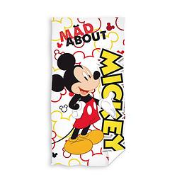 Foto van Disney mickey mouse strandlaken mad about - 70 x 140 cm - katoen
