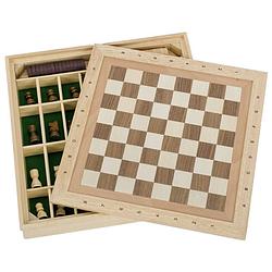 Foto van Goki chess, draughts and nine men's morris game set