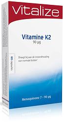 Foto van Vitalize vitamine k2 capsules 60st