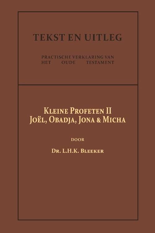 Foto van De kleine profeten ii - dr. l.h.k. bleeker - paperback (9789057196591)