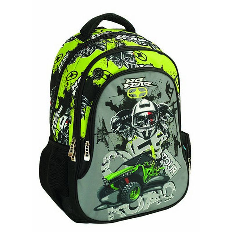 Foto van No fear rugzak junior 24,5 liter 32 x 45 cm polyester grijs