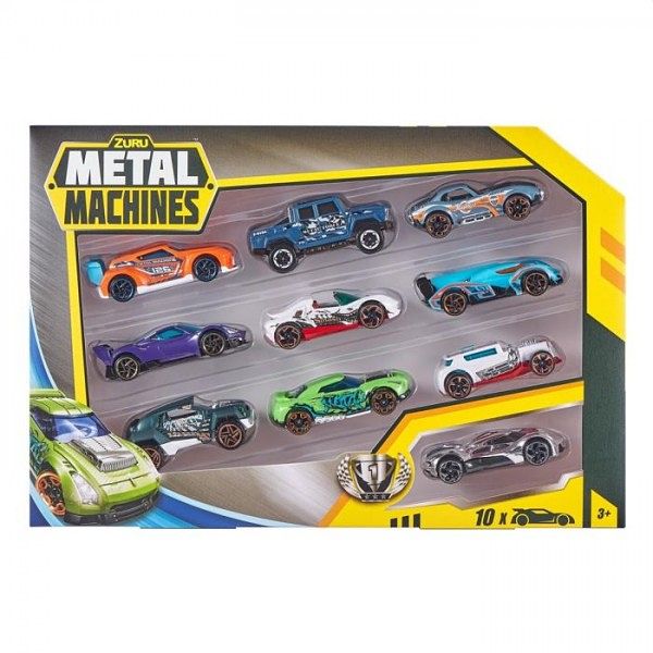 Foto van Zuru metal machines diecast auto's 10 pack