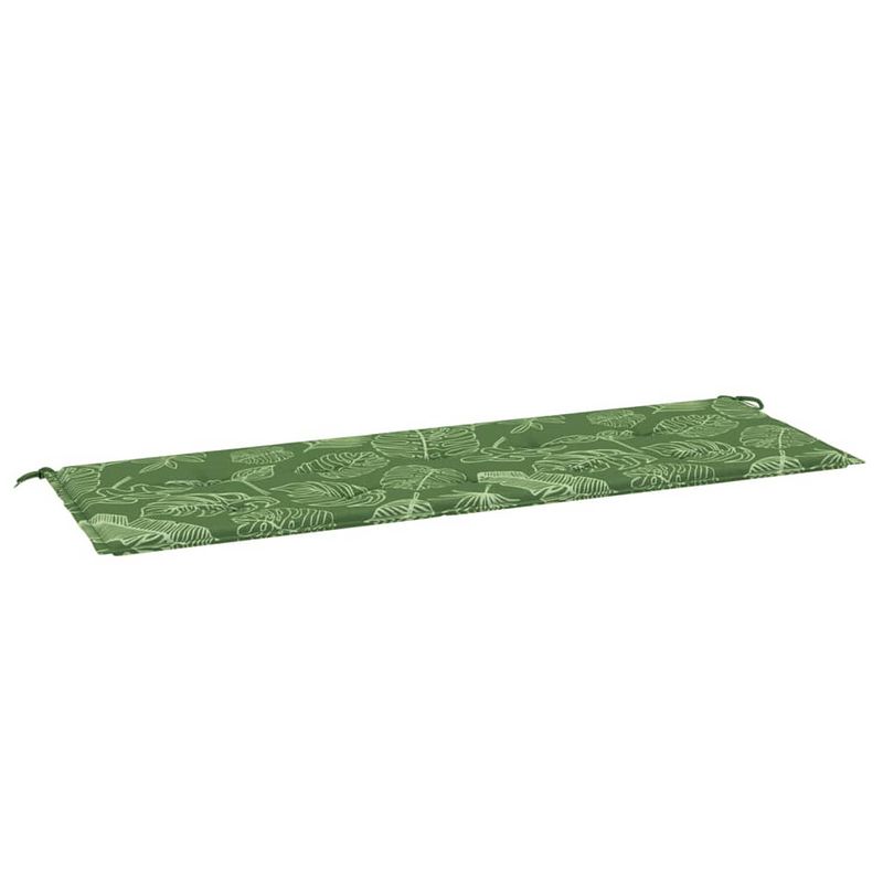 Foto van Vidaxl tuinbankkussen 150x50x3 cm oxford stof bladpatroon