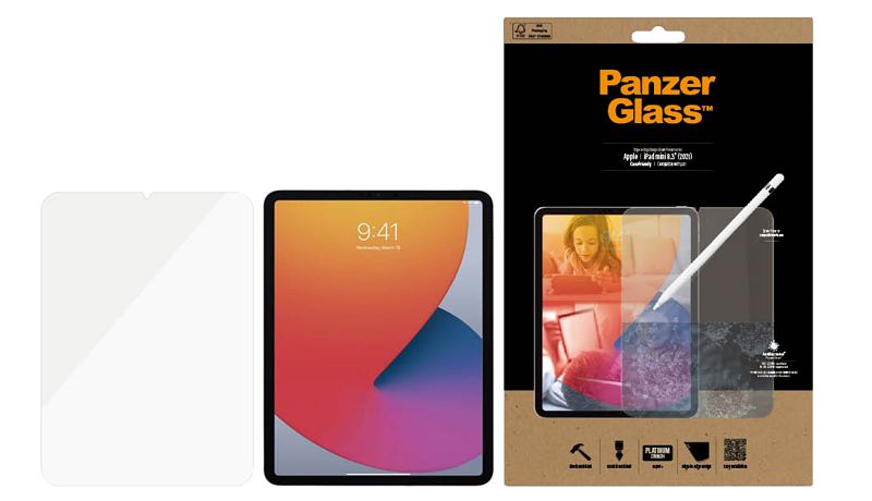 Foto van Panzerglass case friendly apple ipad mini 6 screenprotector gehard glas