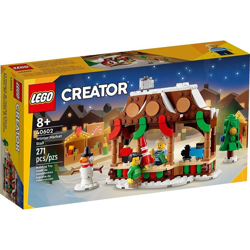 Foto van Lego - creator - winterse marktkraam