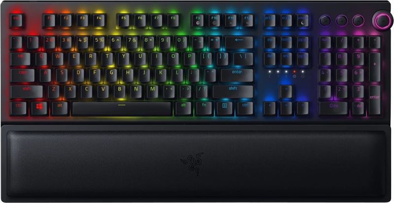 Foto van Razer blackwidow v3 pro gaming toetsenbord yellow switch qwerty