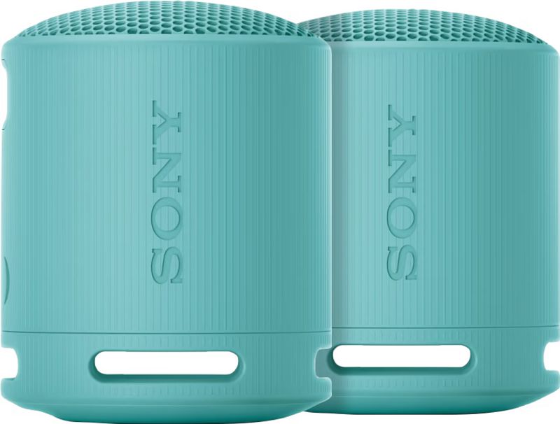 Foto van Sony srs-xb100 duo pack blauw