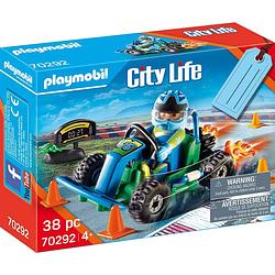 Foto van Playmobil cadeauset kart race junior 48-delig