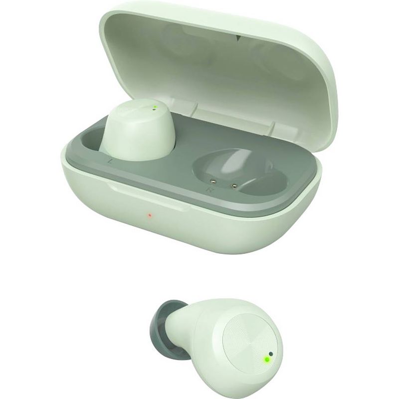 Foto van Hama spirit chop in ear oordopjes bluetooth groen headset, touchbesturing, waterafstotend