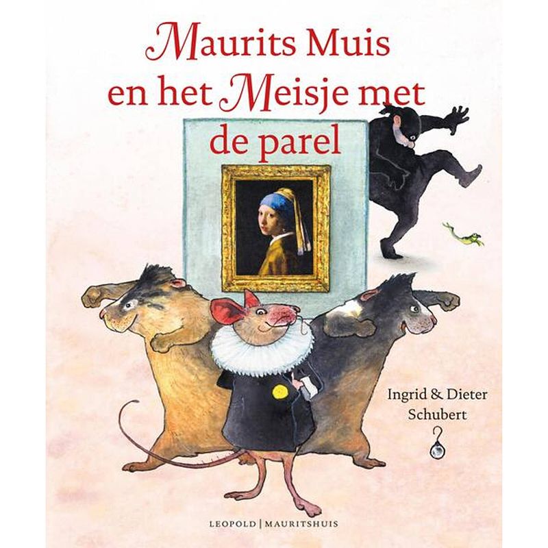 Foto van Maurits muis en het meisje met de parel