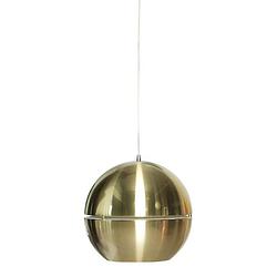 Foto van Zuiver - pendant lamp retro 's70 gold r40 - goud