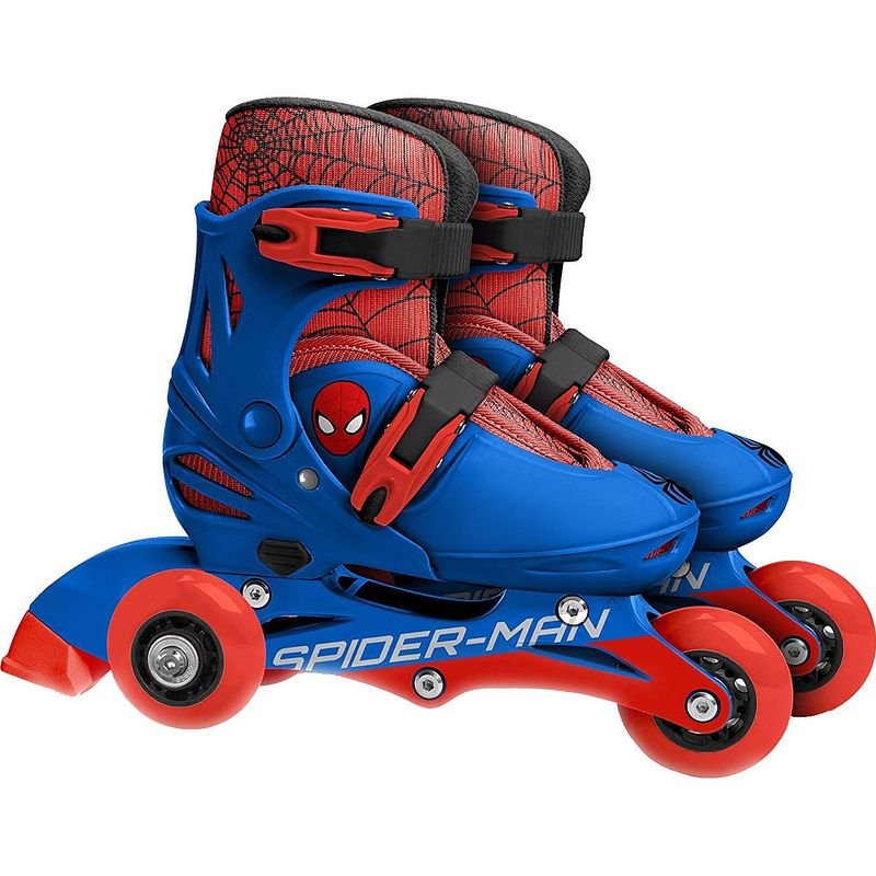 Foto van Marvel inlineskates spider-man jongens blauw/rood