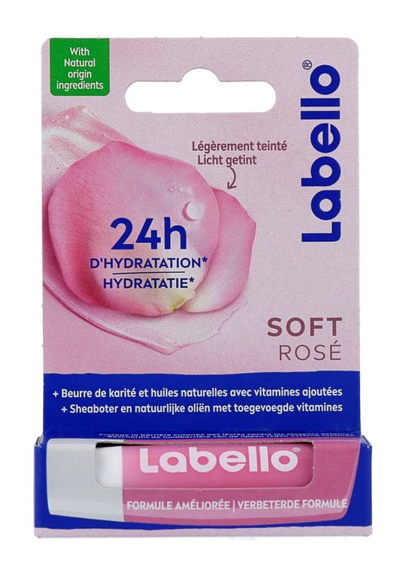 Foto van Labello soft rosé lippenbalsem