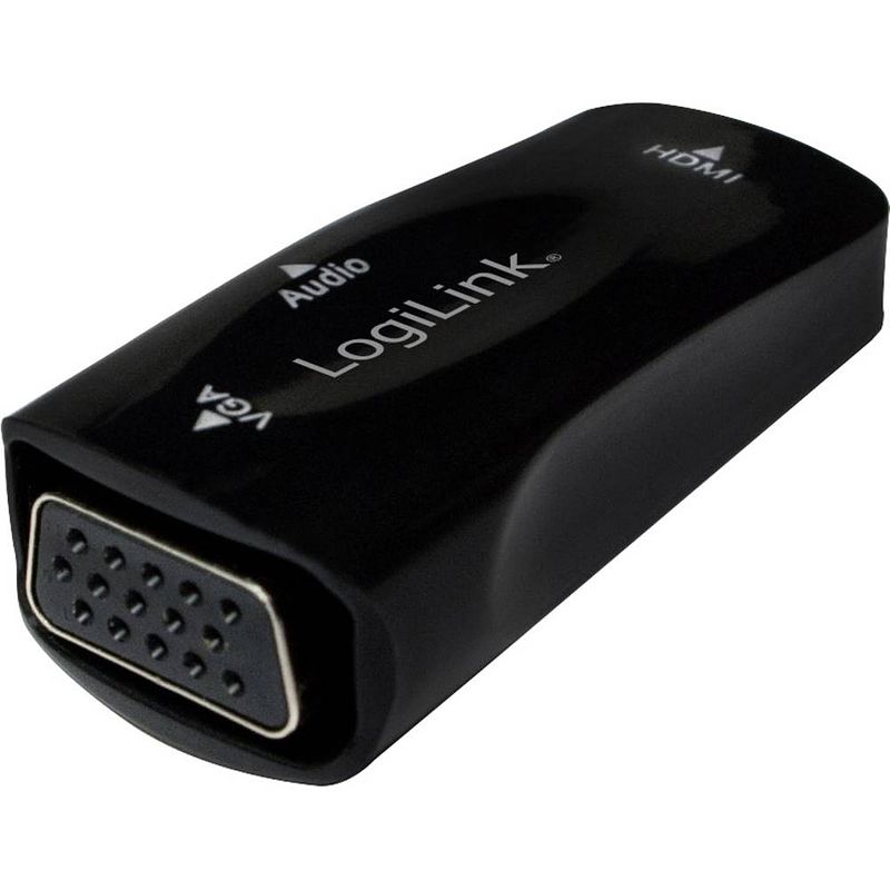 Foto van Logilink cv0108 adapter [1x hdmi-bus - 1x vga-bus] zwart