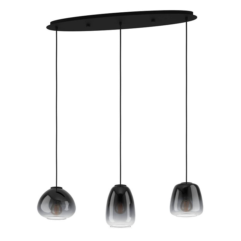 Foto van Eglo aguilares hanglamp - e27 - 84 cm - zwart