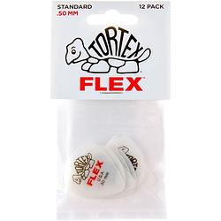 Foto van Dunlop tortex flex standard plectrums 0.50 mm (12 stuks)