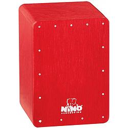 Foto van Nino percussion nino955r mini cajon shaker rood