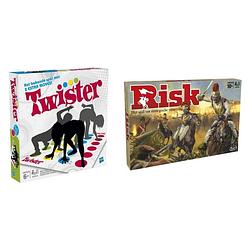 Foto van Spellenbundel - 2 stuks - twister & risk