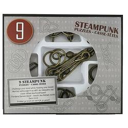 Foto van Eureka steampunk puzzles - 9 puzzles in grey box *-**** (only available in display 52473200)