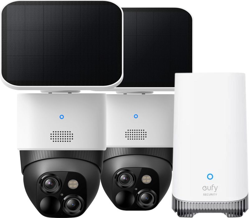 Foto van Eufy solocam s340  2-pack + homebase 3