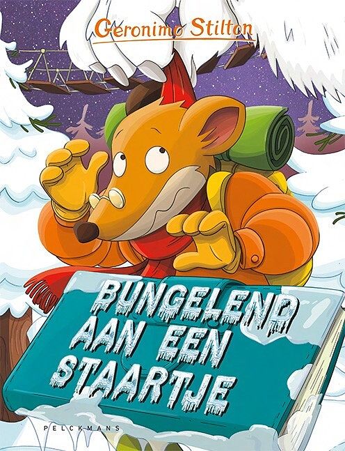 Foto van Bungelend aan een staartje - geronimo stilton - hardcover (9789464290714)