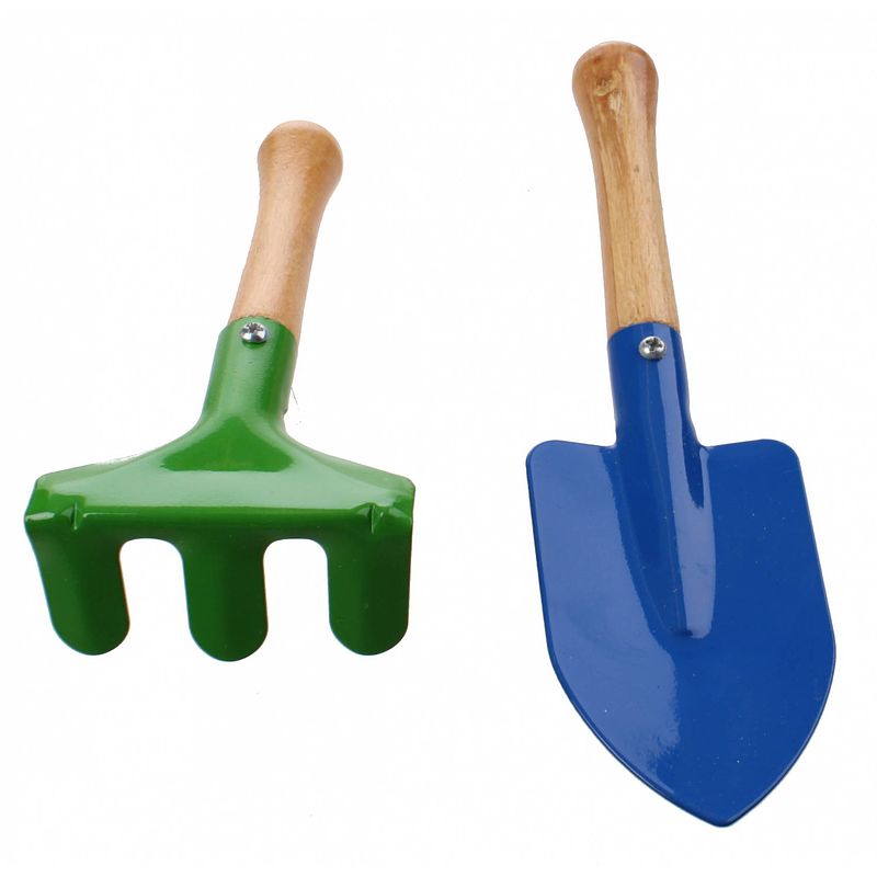 Foto van Johntoy tuingereedschap garden tools 2-delig