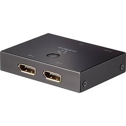 Foto van Renkforce 2 poorten displayport-switch bidirectioneel bruikbaar 3840 x 2160 pixel