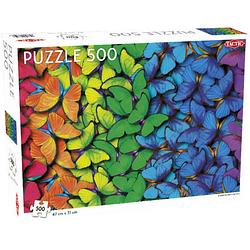 Foto van Tactic legpuzzel regenboog vlinders 500 stukjes