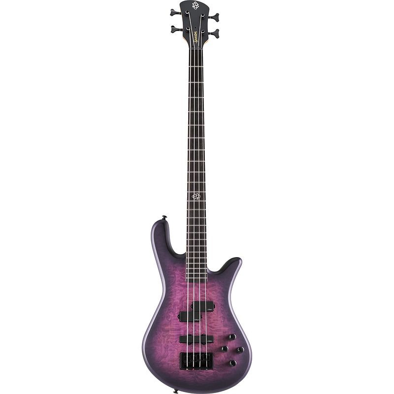 Foto van Spector ns pulse ii 4 ultra violet matte elektrische basgitaar