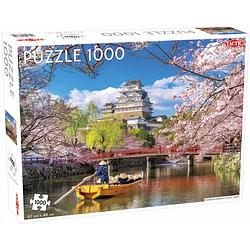 Foto van Tactic legpuzzel cherry blossoms 48 x 67 cm karton 1000 stukjes