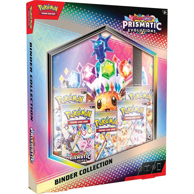 Foto van Pokémon tcg scarlet & violet prismatic evolutions binder collection