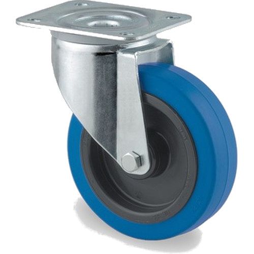 Foto van Tente 3470 ufr 100 p62 blauw zwenkwiel 100 mm