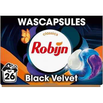 Foto van Robijn classics 3in1 wascapsules black velvet 26 wasbeurten bij jumbo