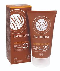 Foto van Earth line argan sun care body & face factor 20