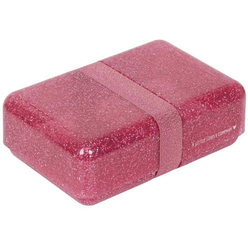 Foto van A little lovely company lunchbox - glitter roze