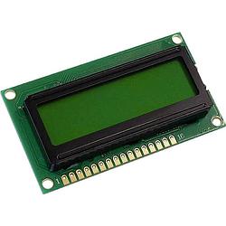 Foto van Display elektronik lc-display geel-groen 16 x 2 pixel (b x h x d) 65.5 x 36.7 x 9.6 mm